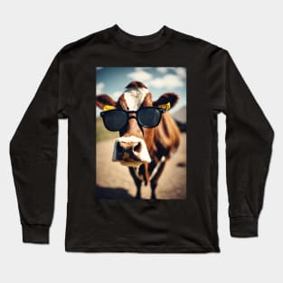 Funny cow Long Sleeve T-Shirt